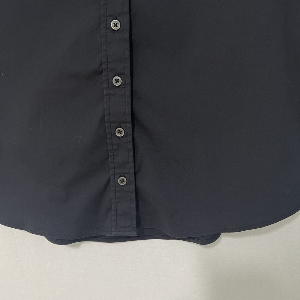 Rochelle Behrens The Shirt Womens Small Black Button Down Top Capsule Career - Picture 3 of 11